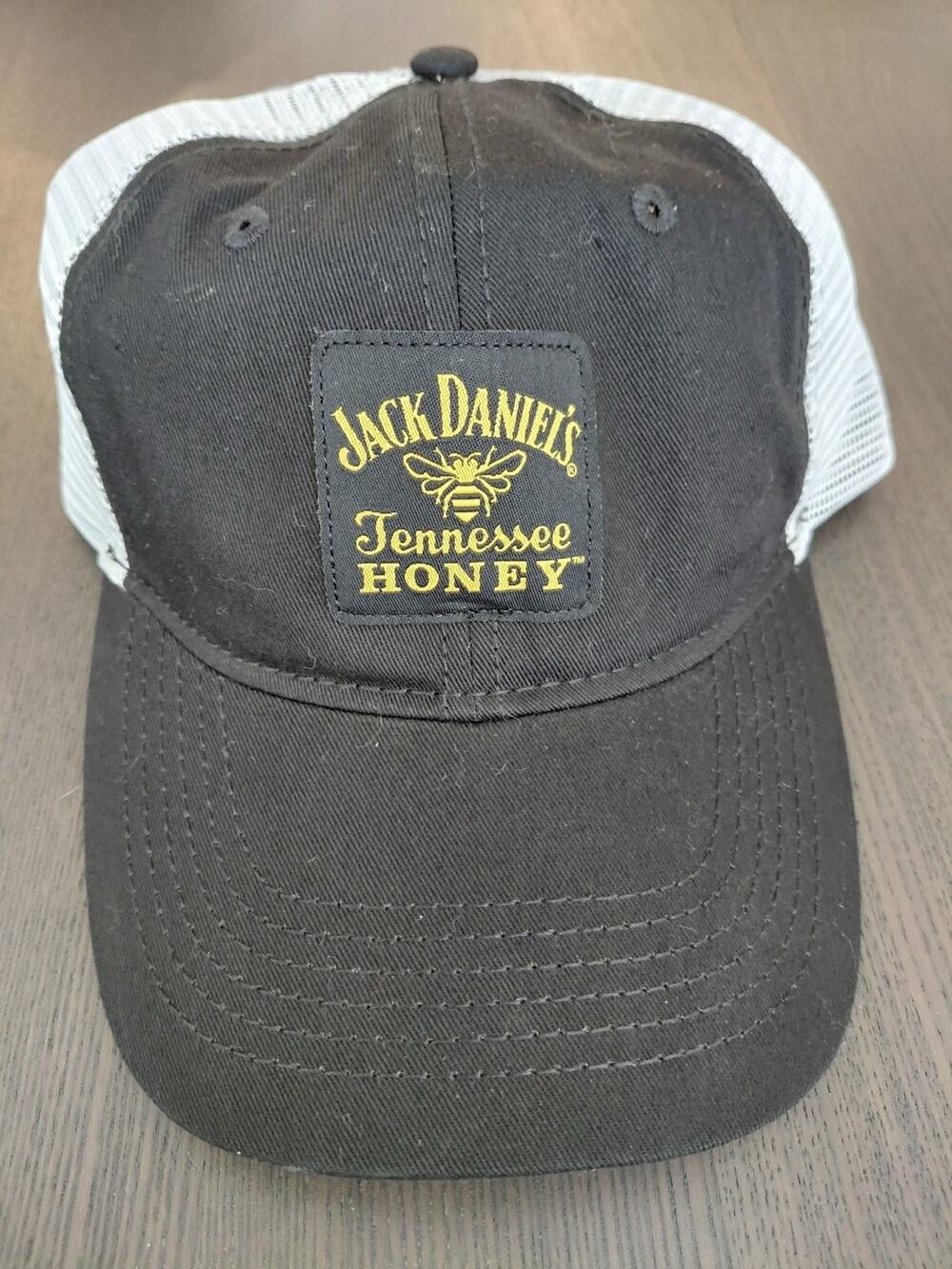 JACK DANIEL'S Tennessee Honey Snapback CAP HAT GREY BLACK ONE SIZE NWOT